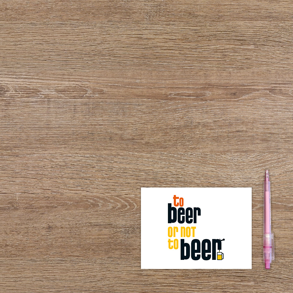 To beer or not to beer