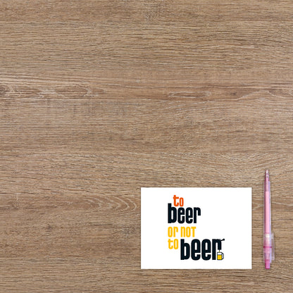 To beer or not to beer