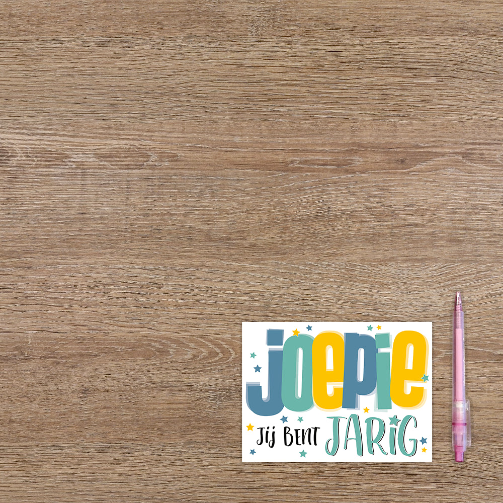 Joepie jij bent jarig