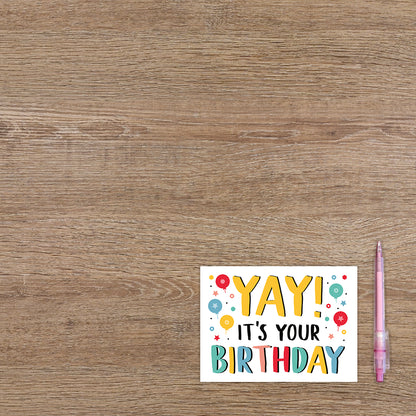 Yay! It's your birthday