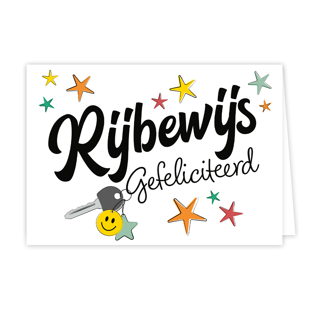 Rijbewijs gefeliciteerd