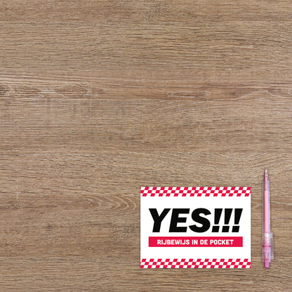 Yes! Rijbewijs in de pocket