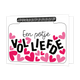 Een potje vol liefde - Formaat: Standaard - Vorm: Liggend - Vriendschapskaart - Op deze wenskaart staat een potje waar hartjes in zitten en de tekst: "Een potje vol liefde". - Snelwenskaart