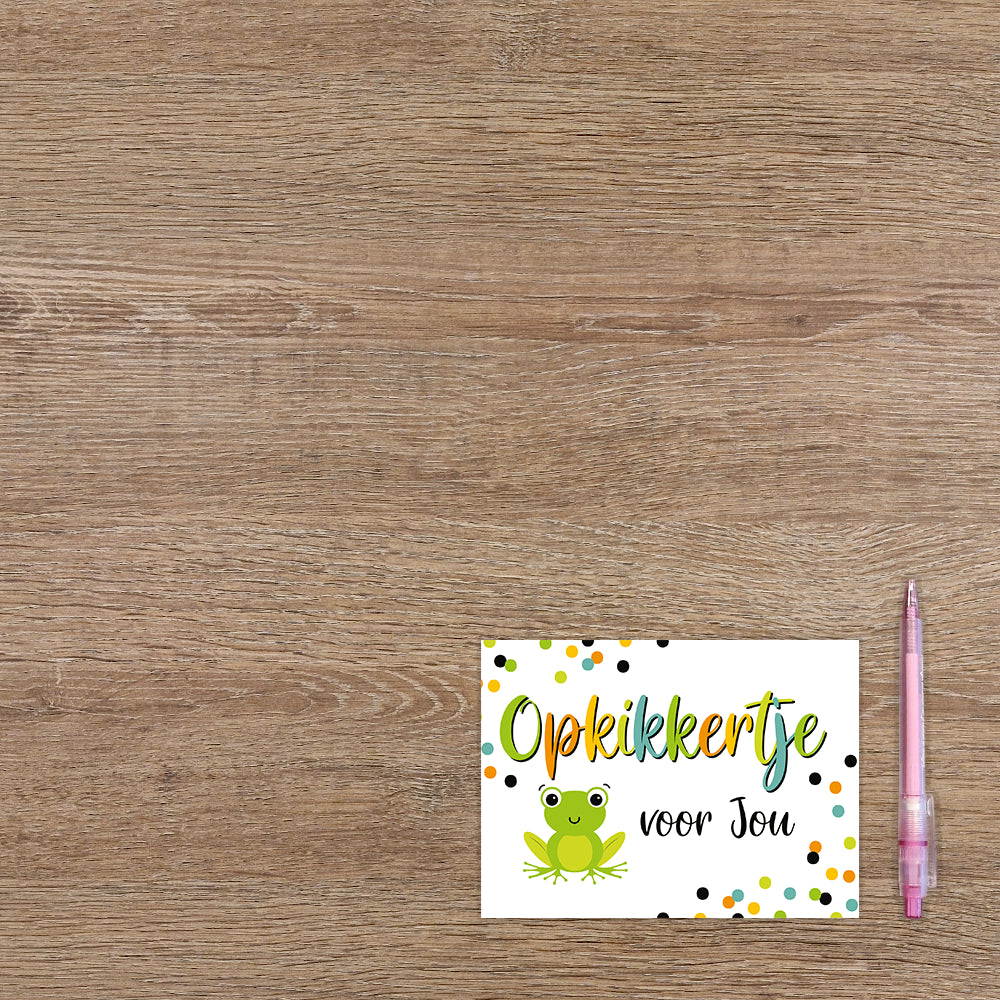 Opkikkertje voor jou