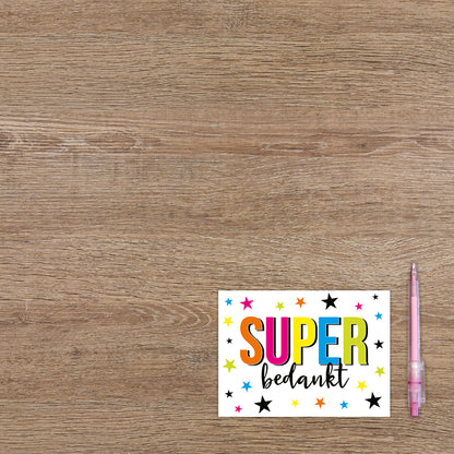 Super bedankt