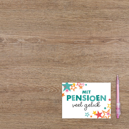 Met pensioen veel geluk