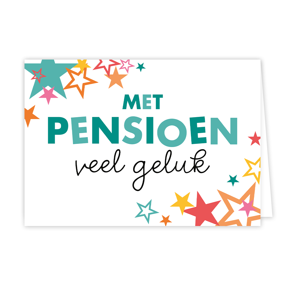 Met pensioen veel geluk