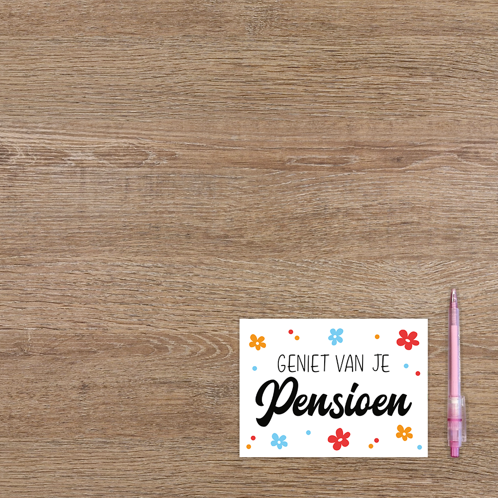 Geniet van je pensioen