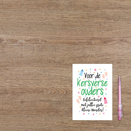 Voor de kersverse ouders