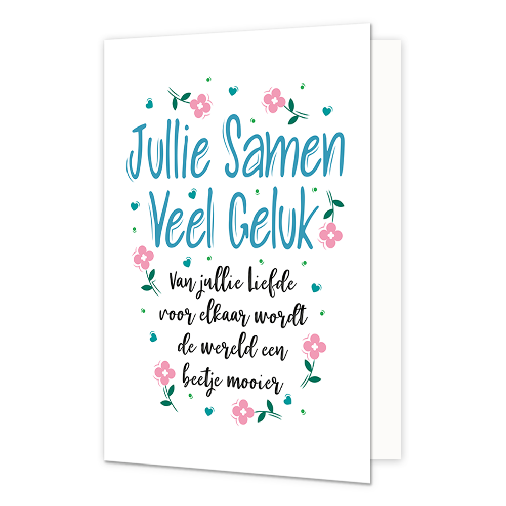 Jullie samen veel geluk