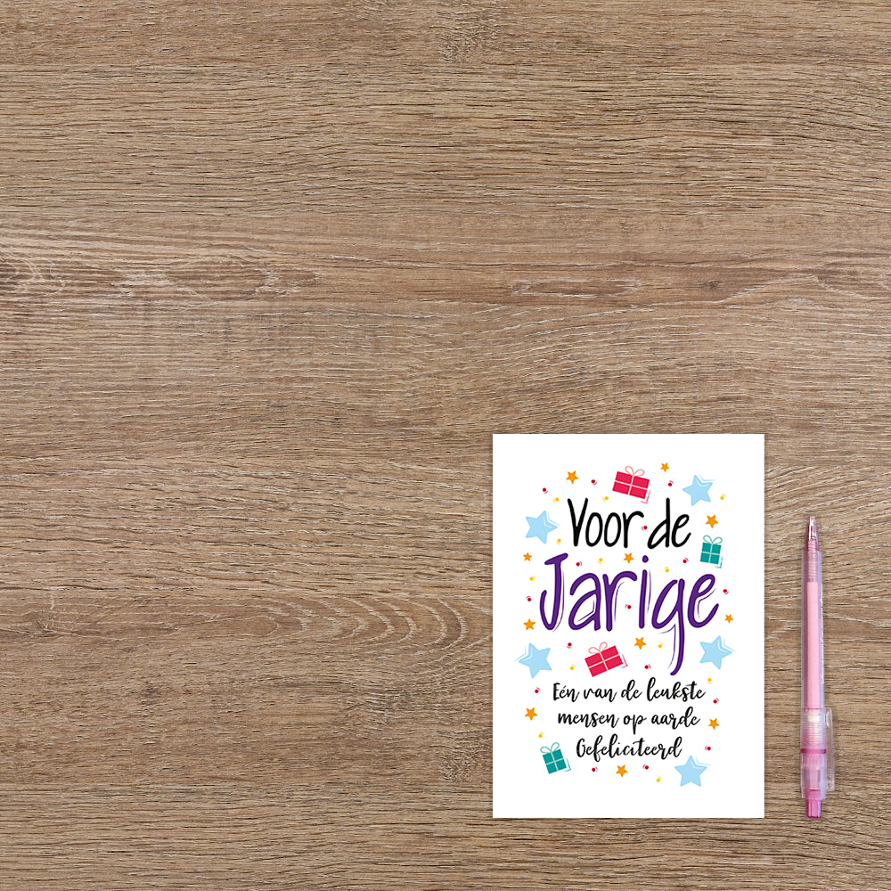 Voor de jarige