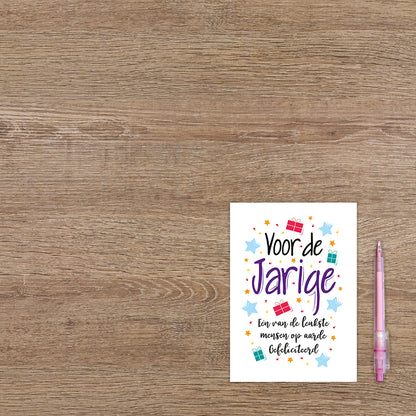 Voor de jarige