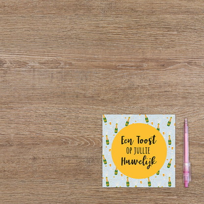 Een toost op jullie huwelijk