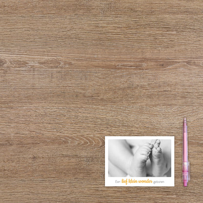 Een lief klein wonder geboren