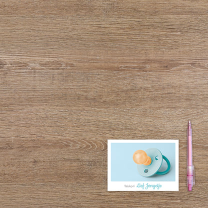 Welkom lief jongetje