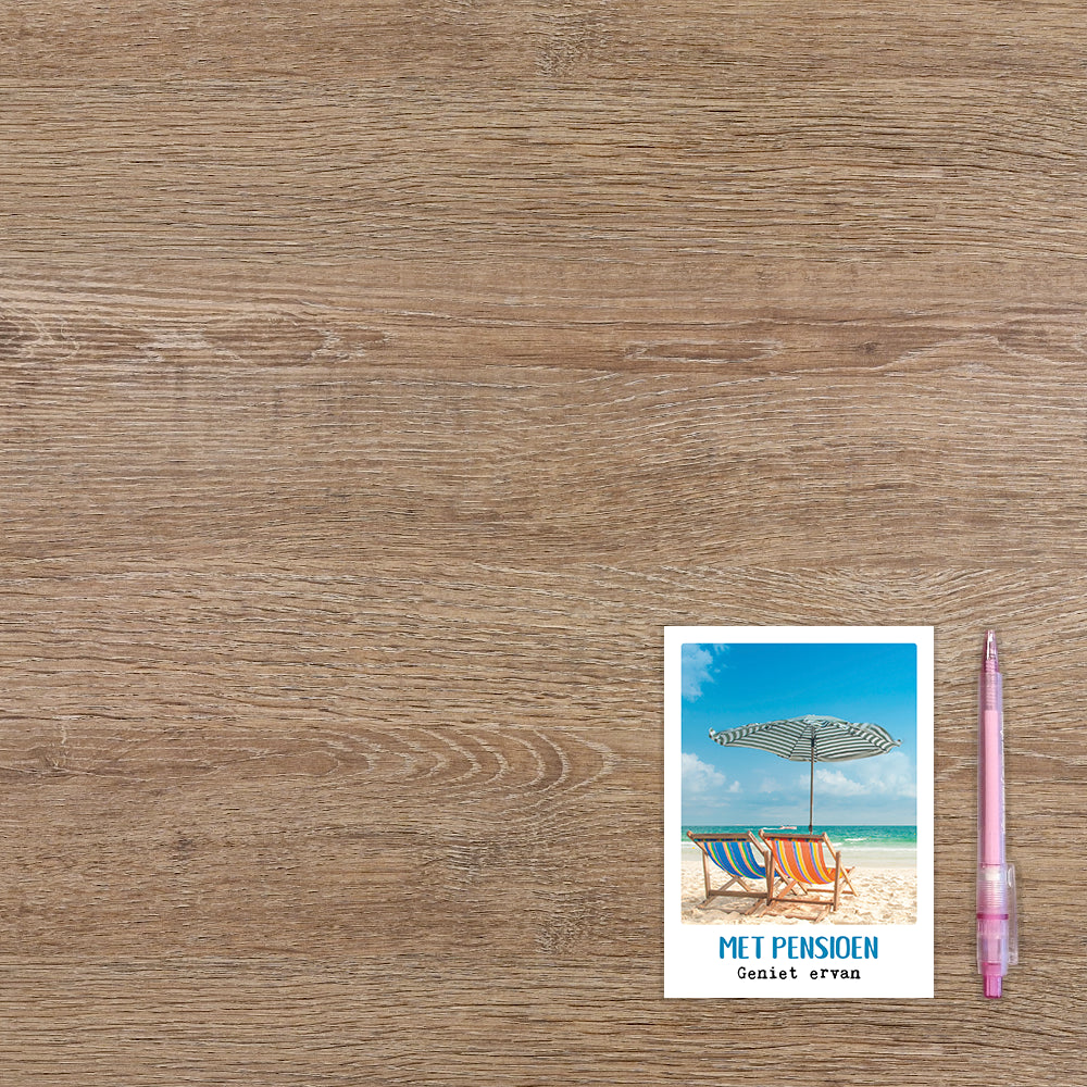 Met pensioen geniet ervan