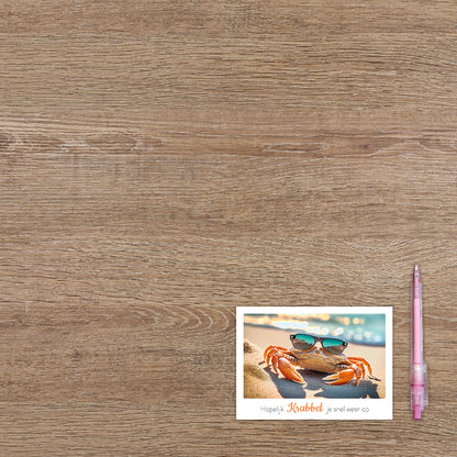 Hopelijk krabbel je snel weer op