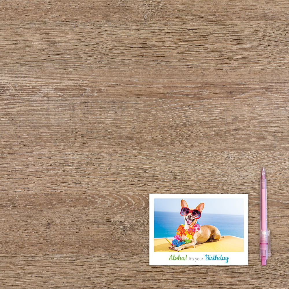 Aloha it's your birthday