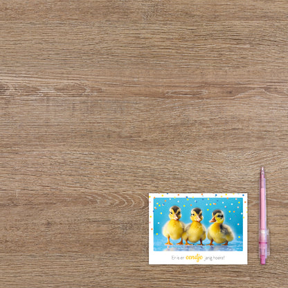 Er is er eendje jarig hoera