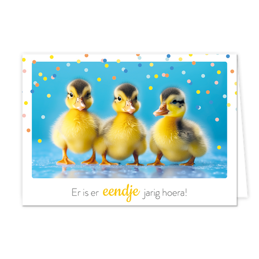 Er is er eendje jarig hoera