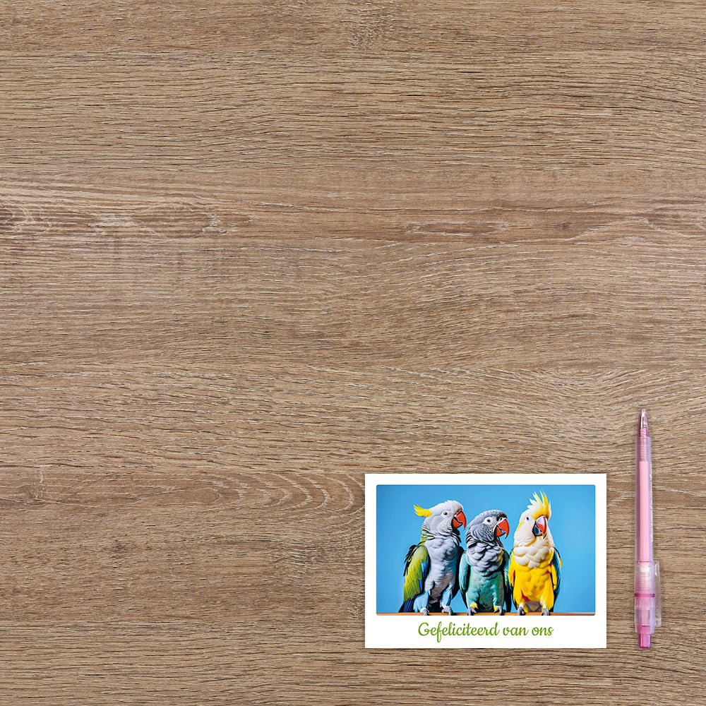 Gefeliciteerd van ons