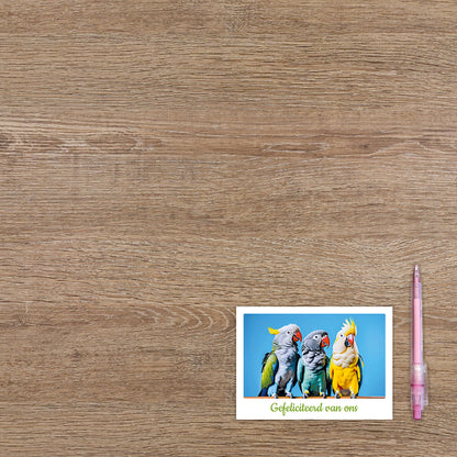 Gefeliciteerd van ons