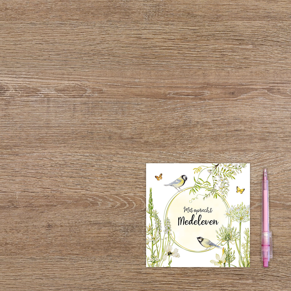 Met oprecht medeleven