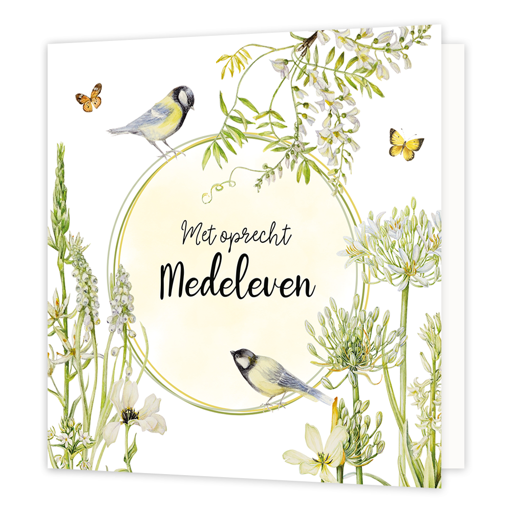 Met oprecht medeleven