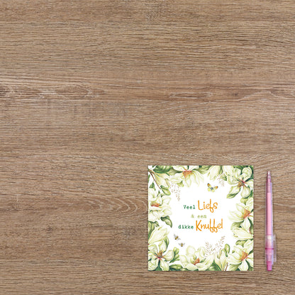 Veel liefs & een dikke knuffel