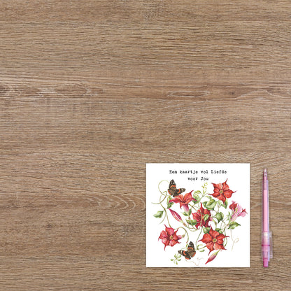 Een kaartje vol liefde voor jou