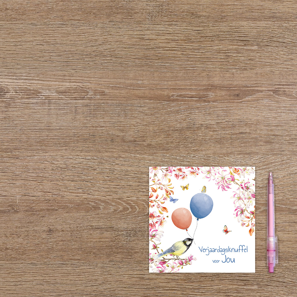 Verjaardagsknuffel voor jou