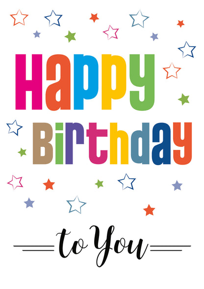 Happy Birthday to you