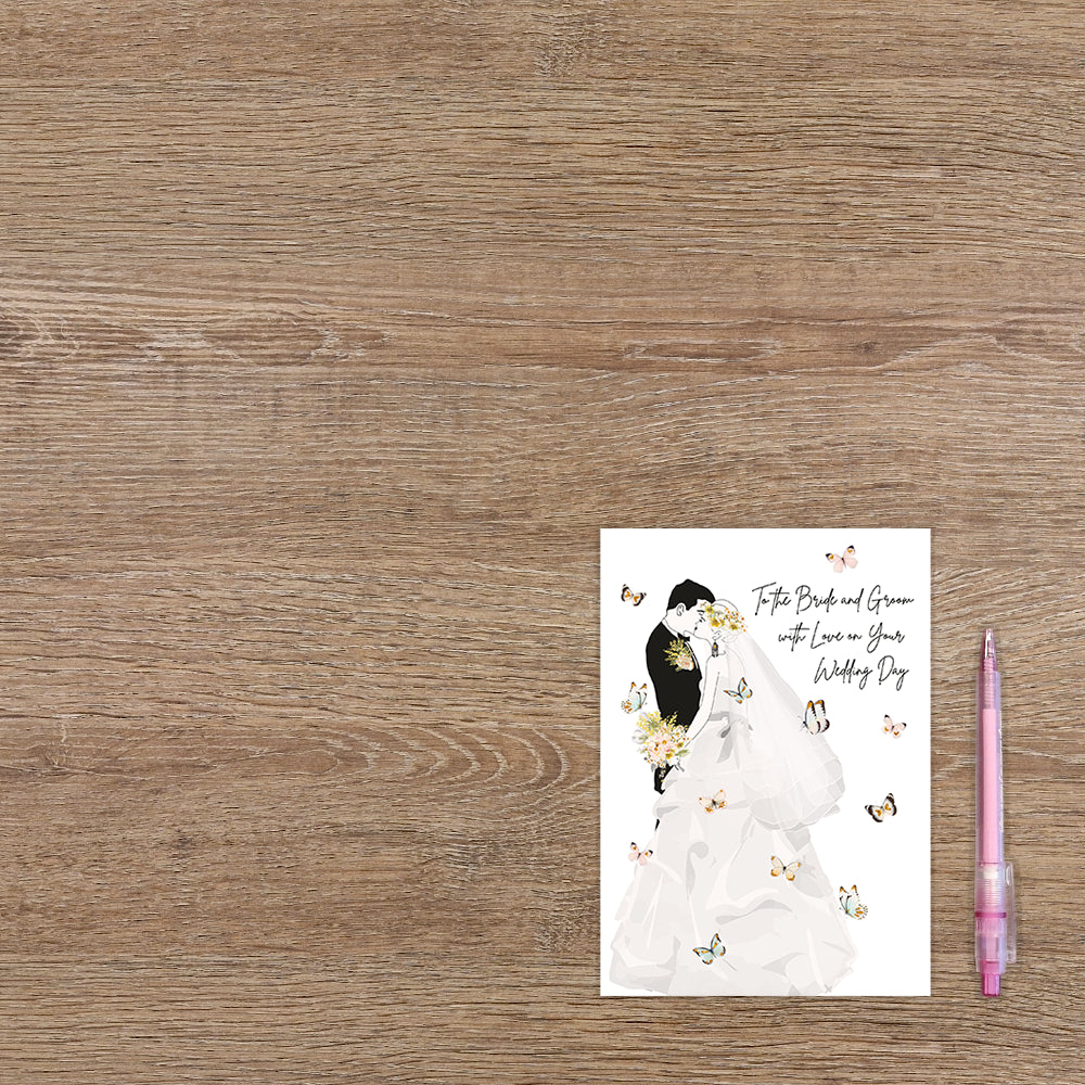 To the bride and groom