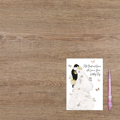 To the bride and groom