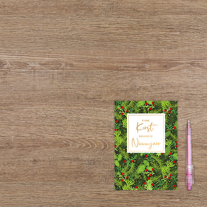 Fijne kerst gelukkig nieuwjaar