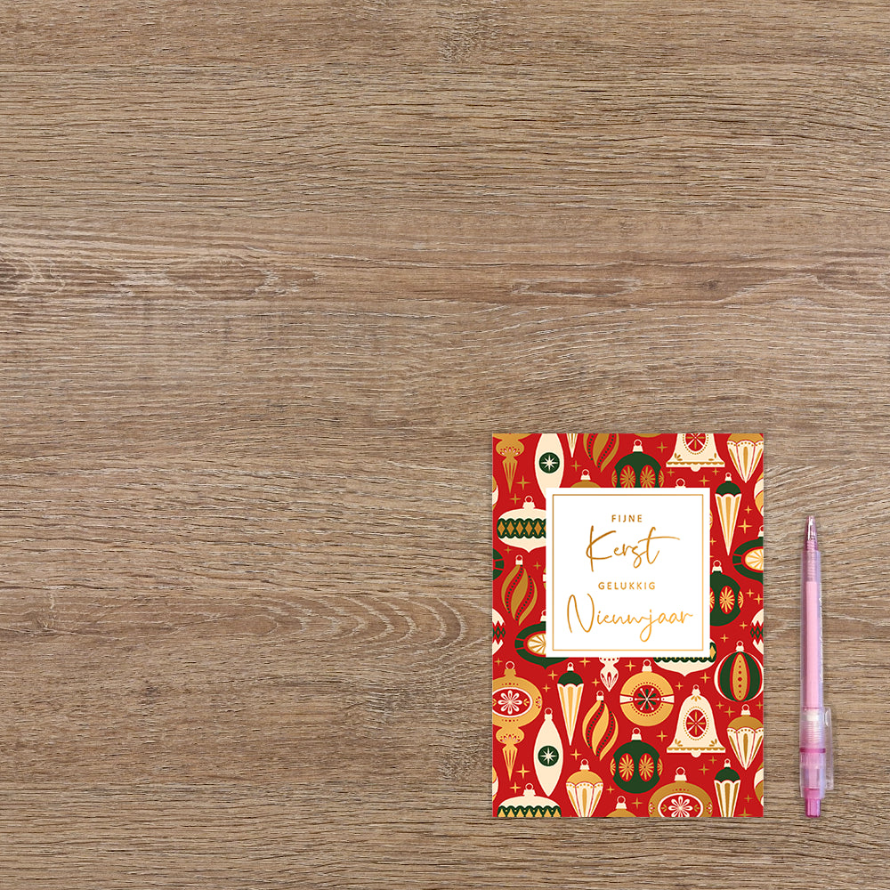 Fijne kerst gelukkig nieuwjaar