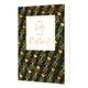 Veel liefs met de kerstpost - Formaat: Standaard - Vorm: Staand - Kerstkaart - Op deze kerstkaart staan groene en gouden blaadjes met rode besjes en in het midden de tekst: "Veel liefs met de kerstpost". - Snelwenskaart