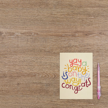 Yay a baby is on the way congrats