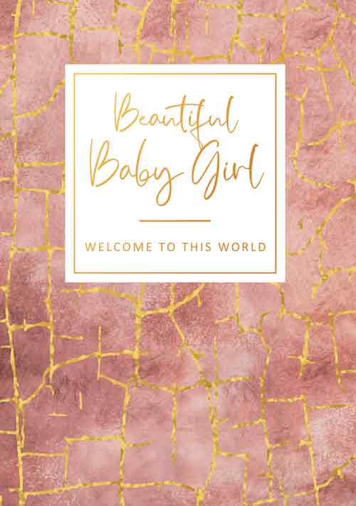 Beautiful baby girl welcome to this world