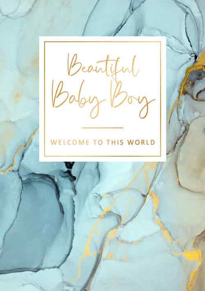 Beautiful baby boy welcome to this world