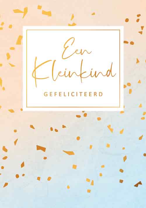 Een kleinkind gefeliciteerd