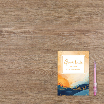 Good Luck on your new adventure