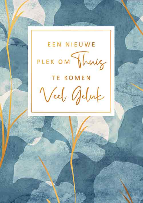 Een nieuwe plek om thuis te komen veel geluk