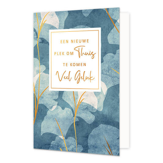 Een nieuwe plek om thuis te komen veel geluk