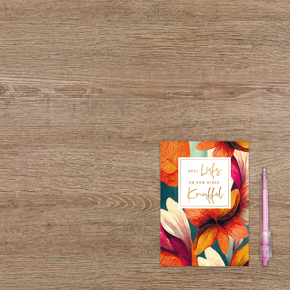 Veel liefs en een dikke knuffel