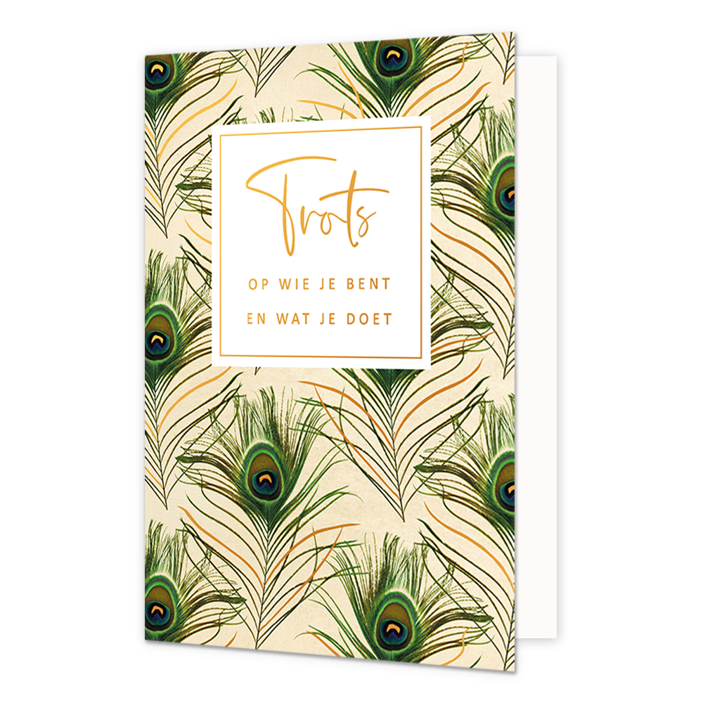 Trots op wie je bent en wat je doet