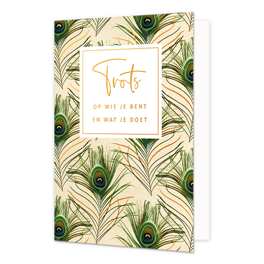 Trots op wie je bent en wat je doet