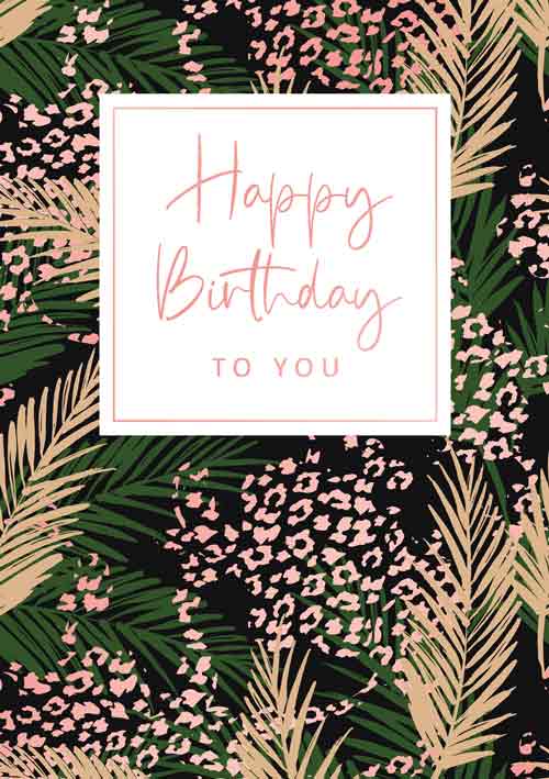 Happy birthday to you