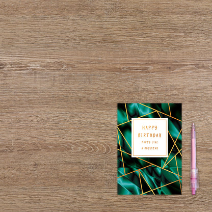 Happy birthday party like a rockstar