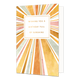 Wishing you a birthday full of sunshine - Formaat: Standaard - Vorm: Staand - Verjaardagskaart - Op deze wenskaart zijn lijnen zichtbaar in de kleuren goud, oranje, wit, roze en mintgroen die lijken op zonnenstralen. In het midden zit een wit blok met de gouden tekst: "Wishing you a birthday full of sunshine". - Snelwenskaart